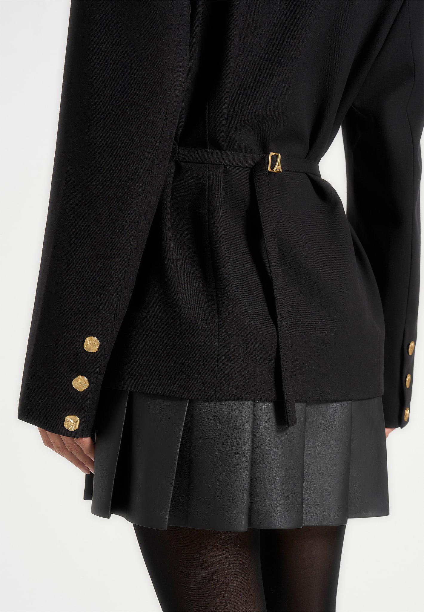 nicole-tailored-cinch-blazer-dress-with-pleats-black