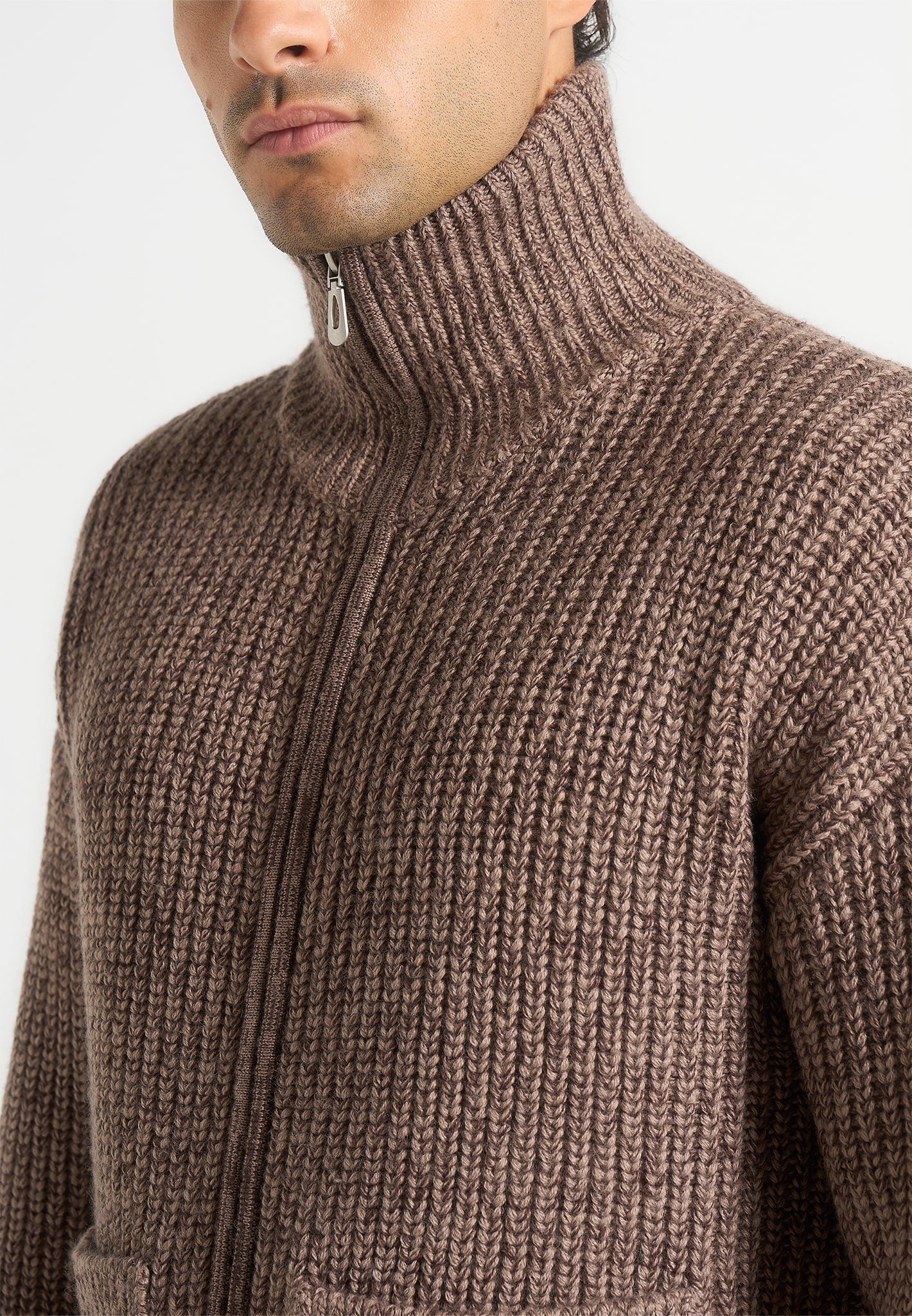 jamie-unisex-speckled-wool-zip-through-jacket-taupe