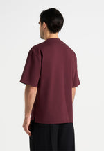 Paul - Relaxed Fit T-Shirt - Wine Red