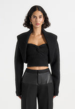 bandeau-with-shawl-cardigan-black