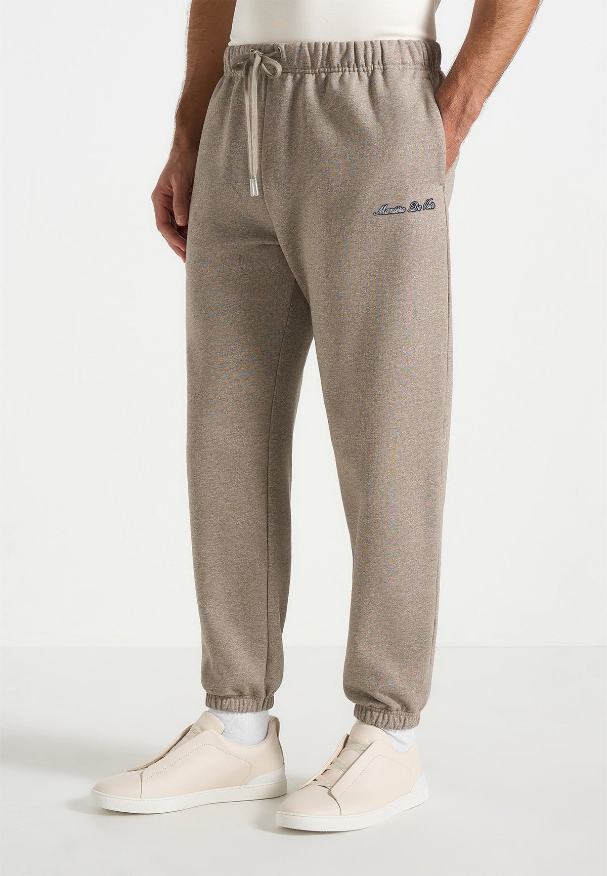 JS005 - Signature Regular Fit Cuffed Joggers - Taupe
