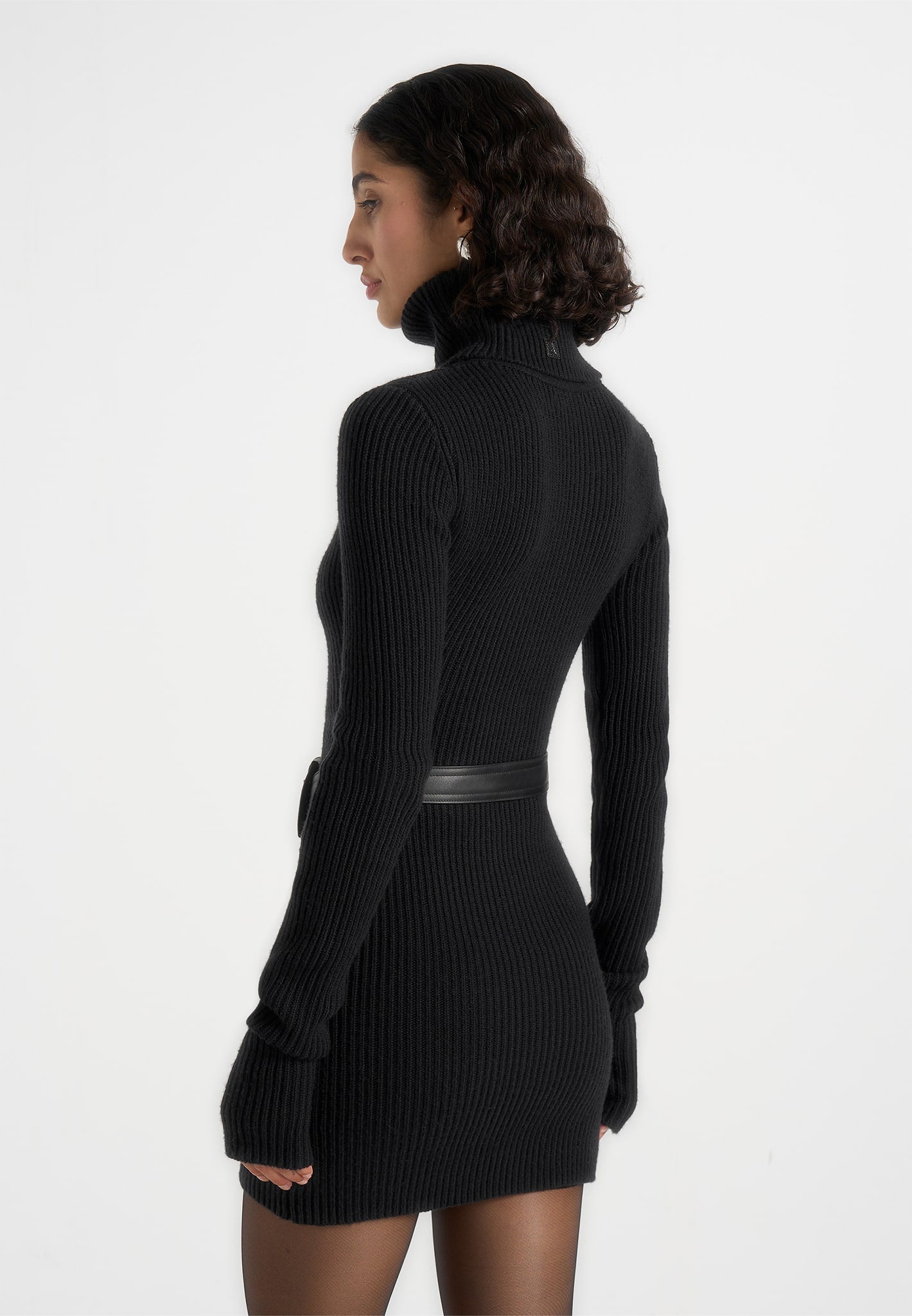kalia-roll-neck-knitted-mini-dress-with-belt-black