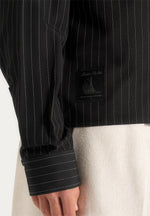 arlo-pinstripe-cropped-long-sleeve-shirt-black