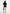 Baya - Tailored Cinch Waist Pleated Blazer Dress - Black