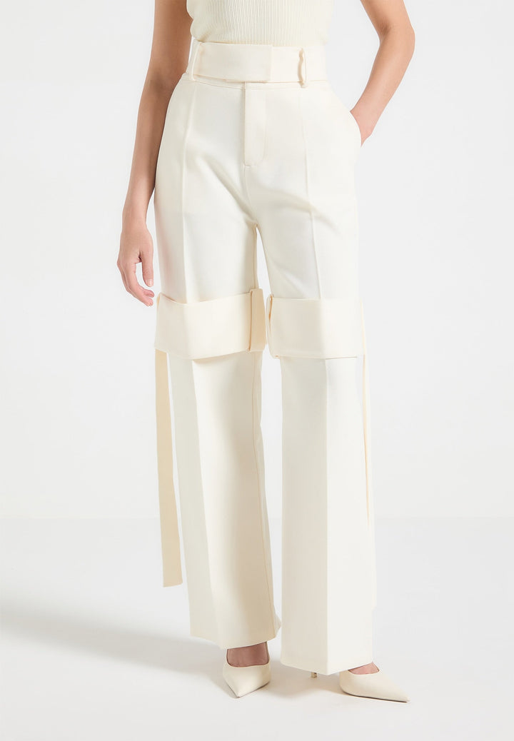 tailored-belted-strap-detail-trousers-cream