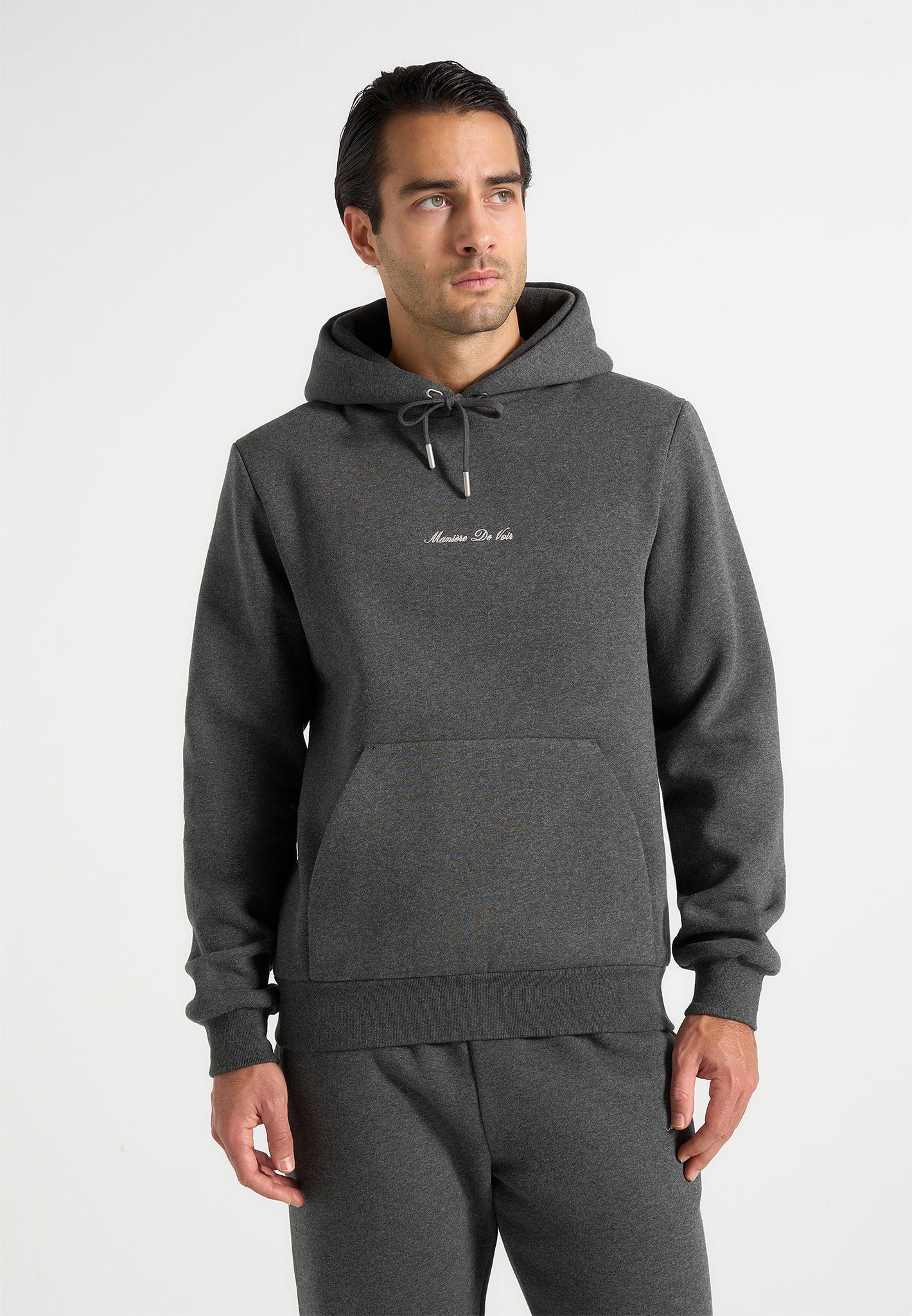 Gustave - Signature Regular Fit Hoodie - Charcoal Grey 