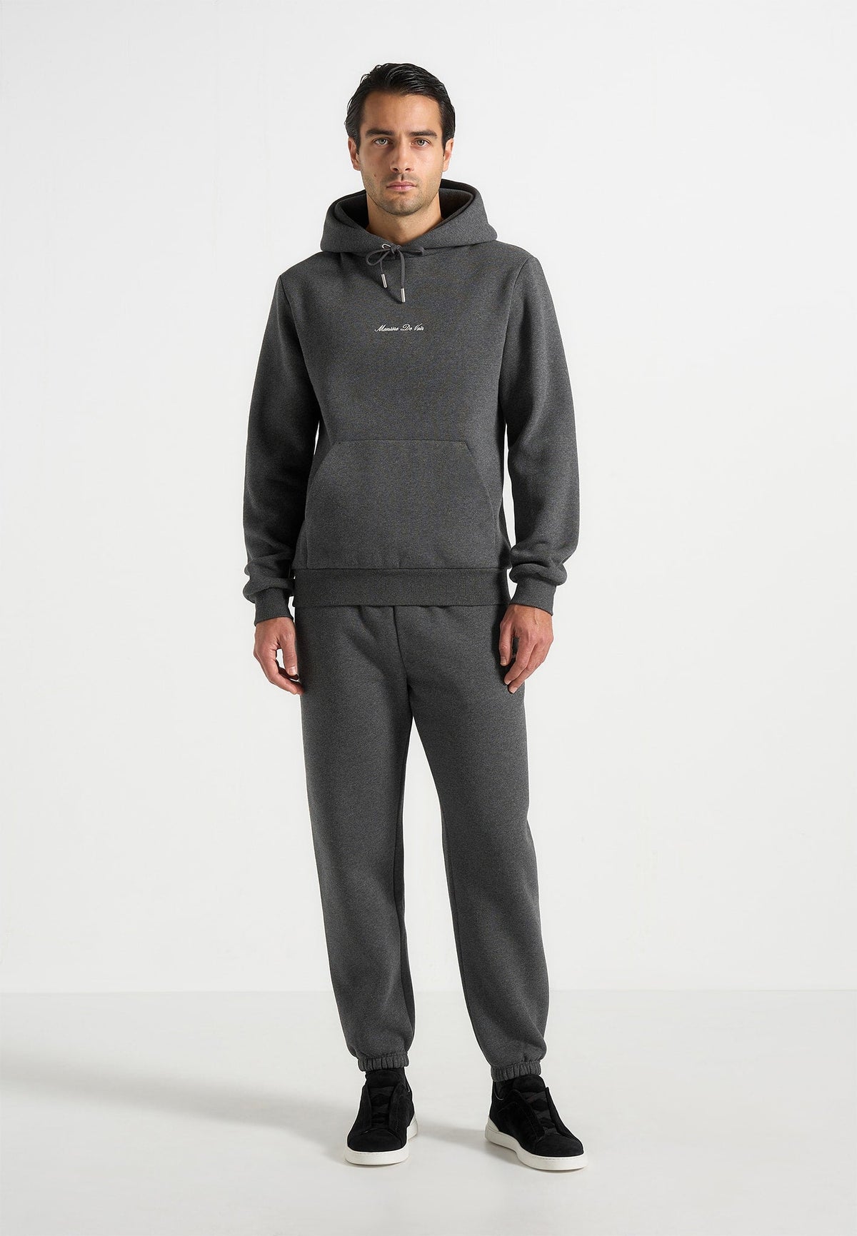 JS004 - Signature Regular Fit Hoodie - Charcoal Grey