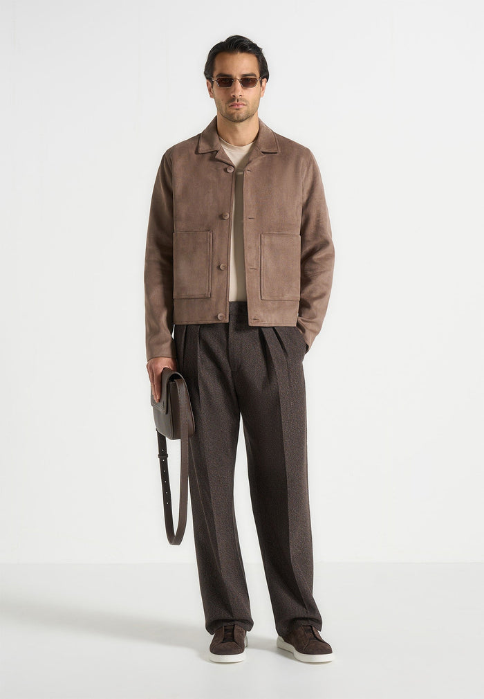 michel-suede-jacket-with-revere-collar-taupe