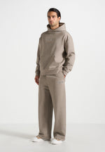 Taylor - Unisex Signature Wide Leg Joggers - Taupe