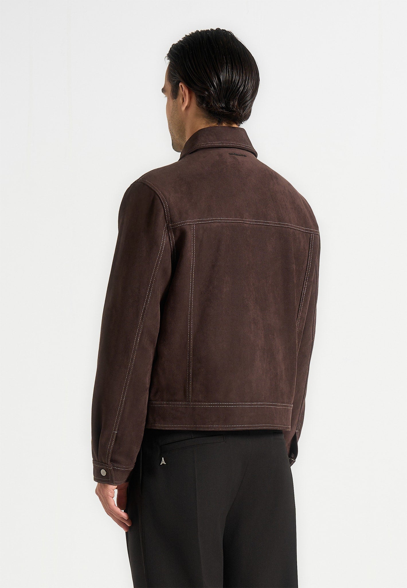 vince-suede-contrast-stitch-jacket-brown