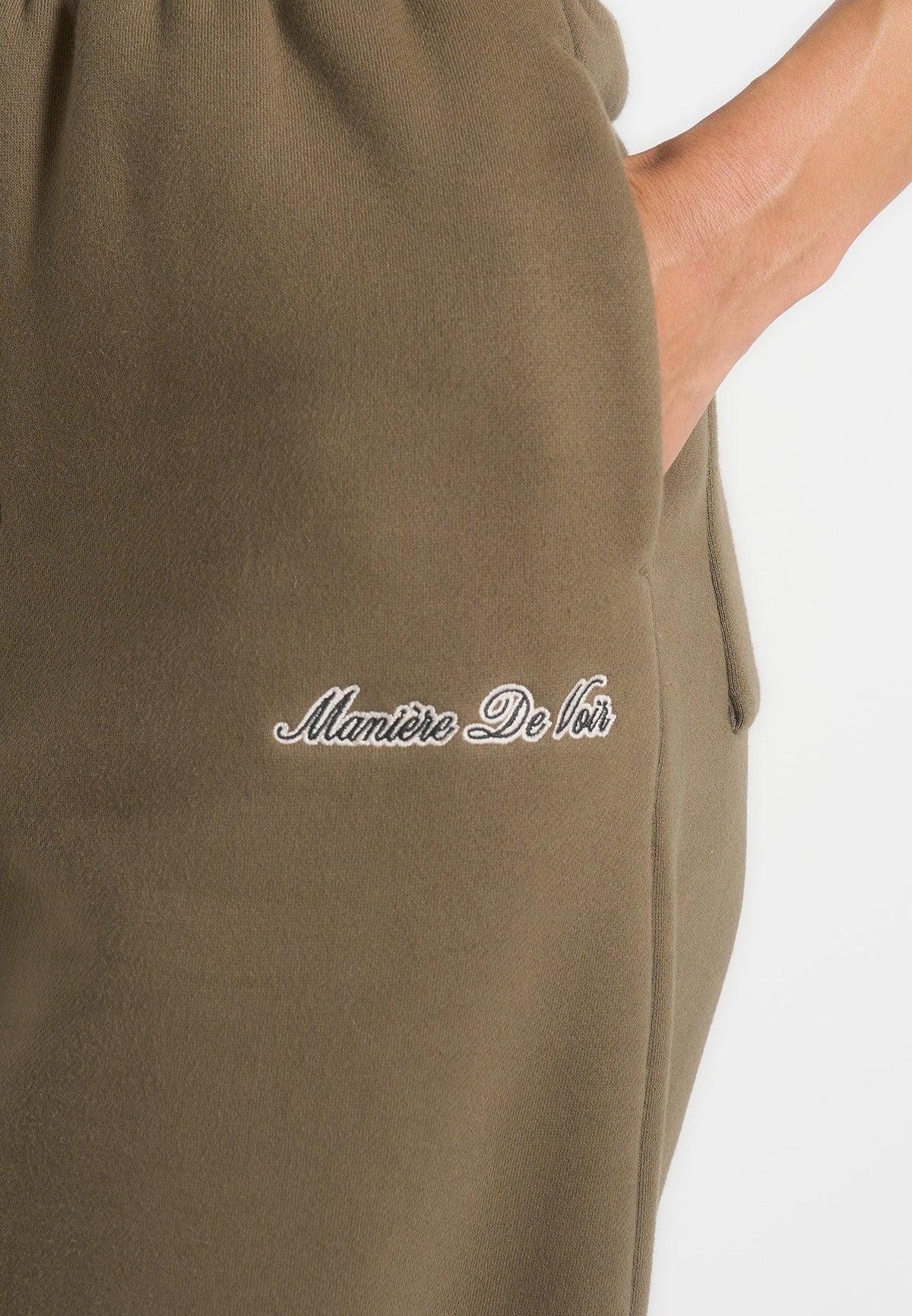 JS003 - Unisex Signature Wide Leg Sweatpants - Olive
