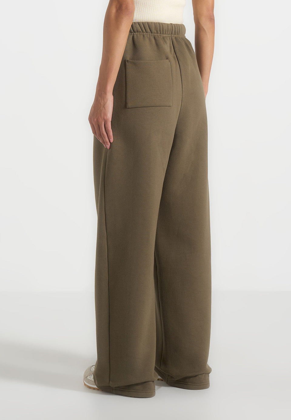 JS003 - Unisex Signature Wide Leg Sweatpants - Olive