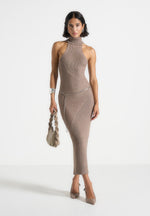 belina-halter-neck-knitted-maxi-dress-with-chain-taupe