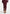 Assia - Long Sleeve Knitted Midaxi Dress With Belt - Wine Red
