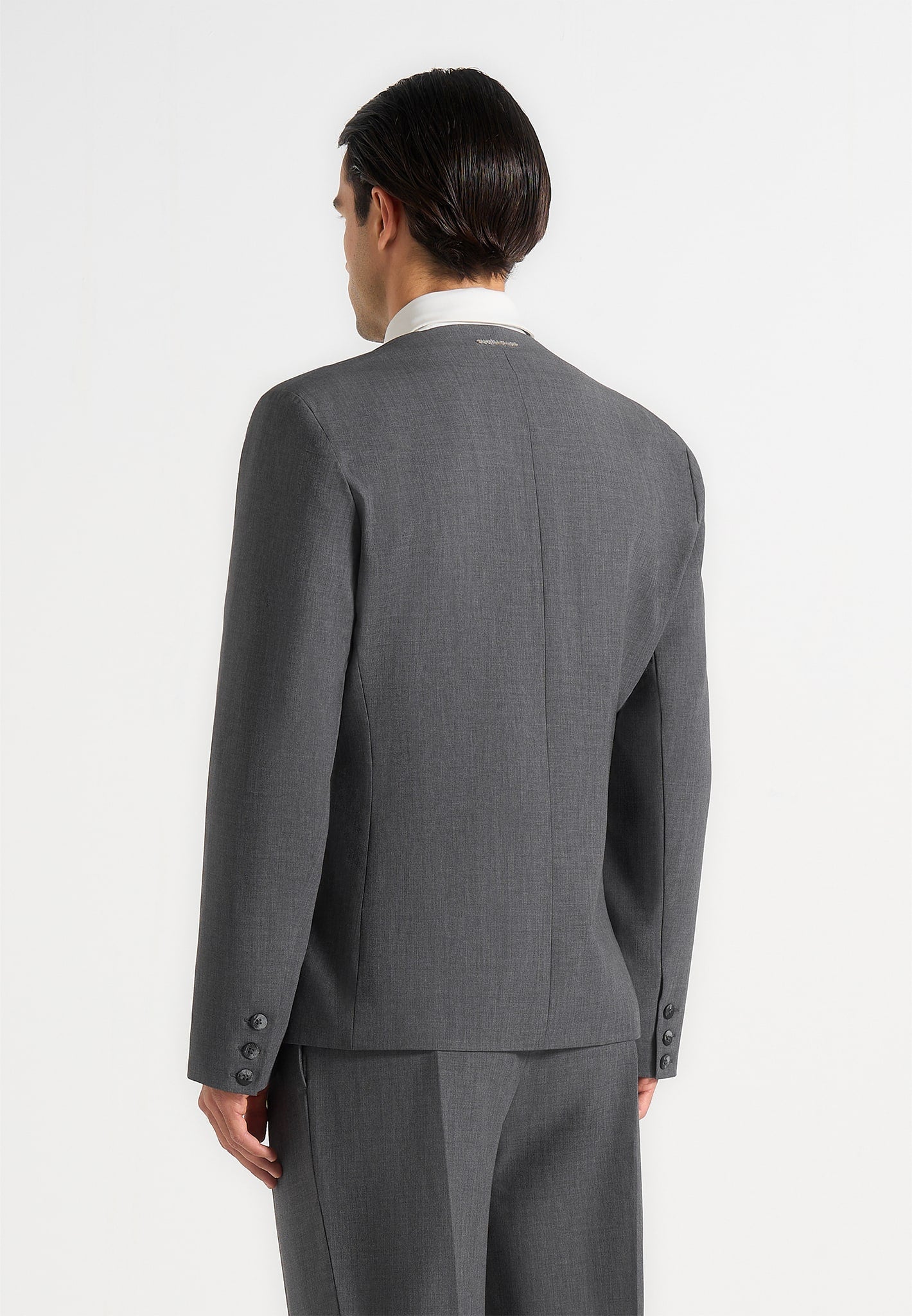Timéo - Tailored Kimono Blazer - Grey