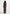 Cenya - Fur Collar Belted Leather Coat - Brown