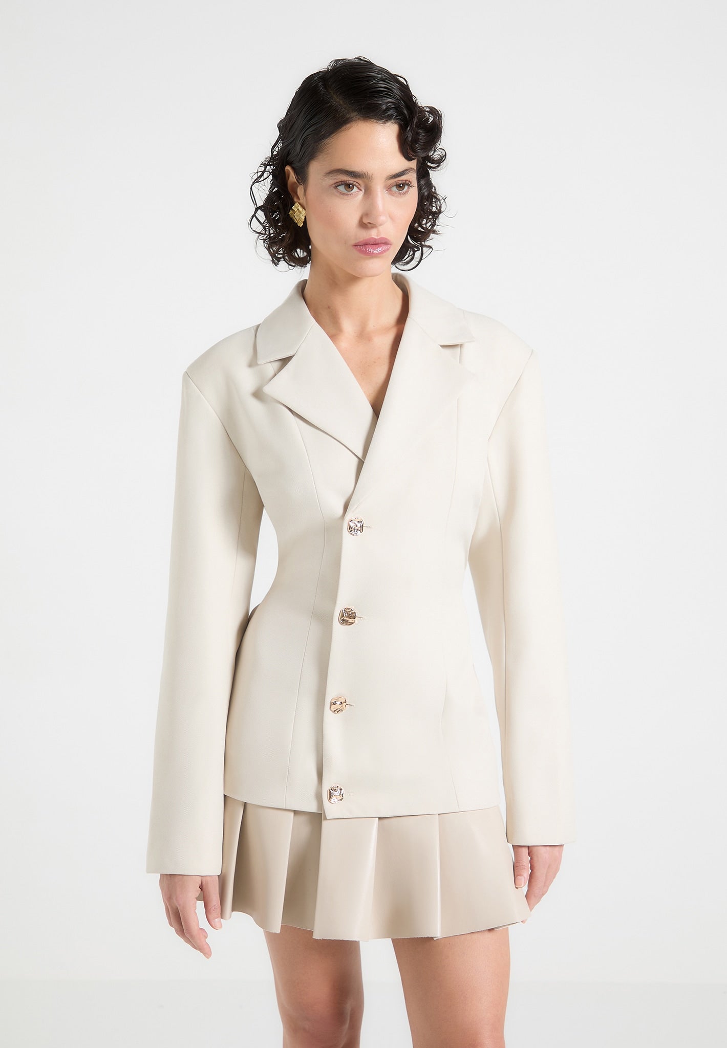 nicole-tailored-cinch-blazer-dress-with-pleats-cream-beige