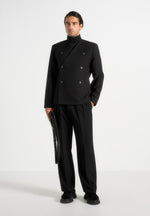 Timéo - Tailored Kimono Blazer - Black