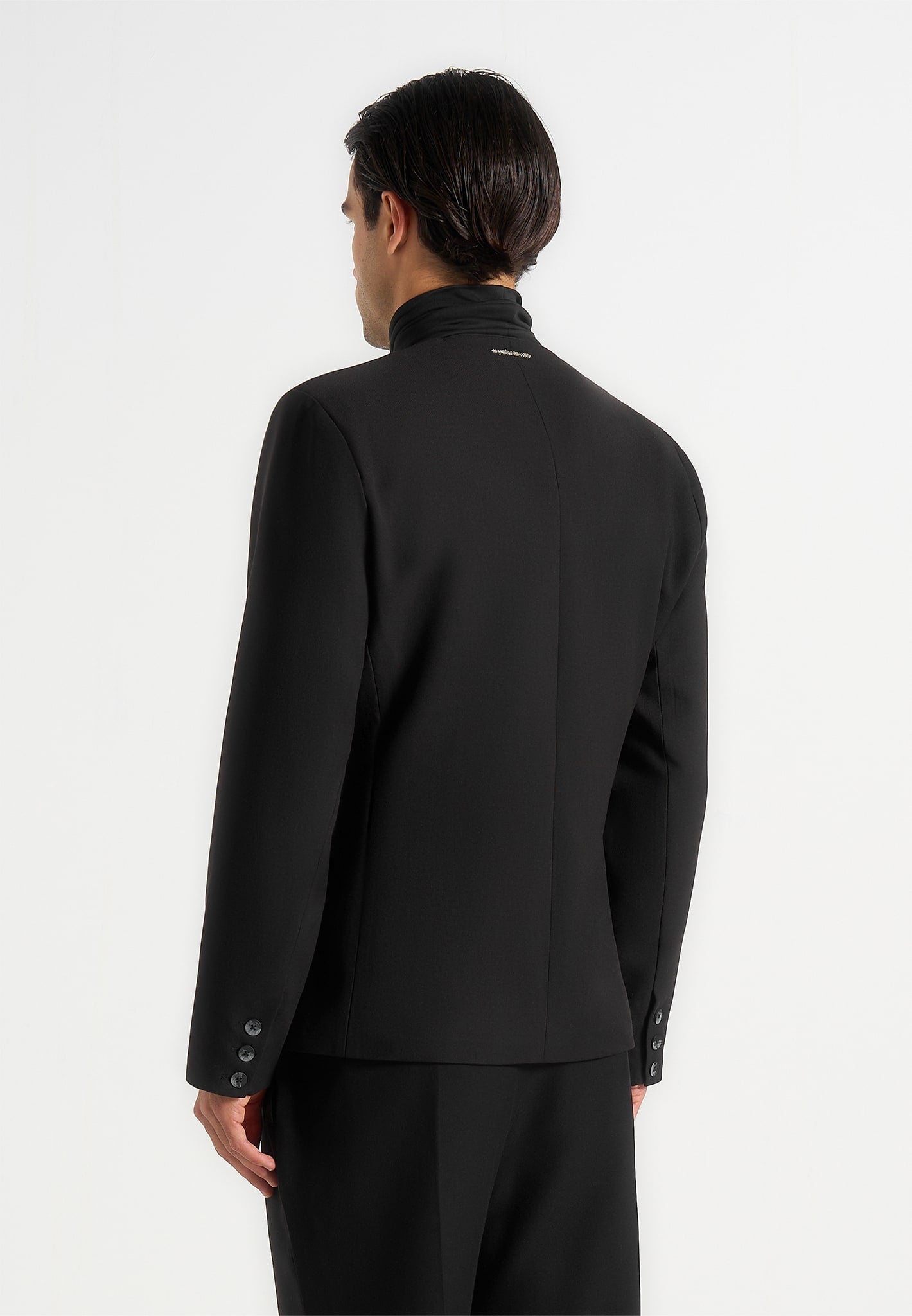 Timéo - Tailored Kimono Blazer - Black
