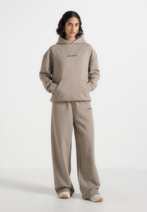 JS001 - Unisex Signature Relaxed Fit Hoodie - Taupe