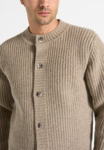 alix-unisex-crewneck-ribbed-knit-cardigan-beige