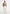 Alix - Unisex Crewneck Ribbed Knit Cardigan - Beige