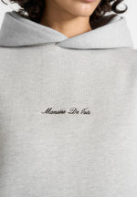 Ollie - Unisex Signature Relaxed Fit Hoodie - Grey Marl