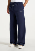 Taylor - Unisex Signature Wide Leg Joggers - Navy