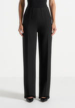 Rafaela - Corset Waist Tailored Trousers - Black
