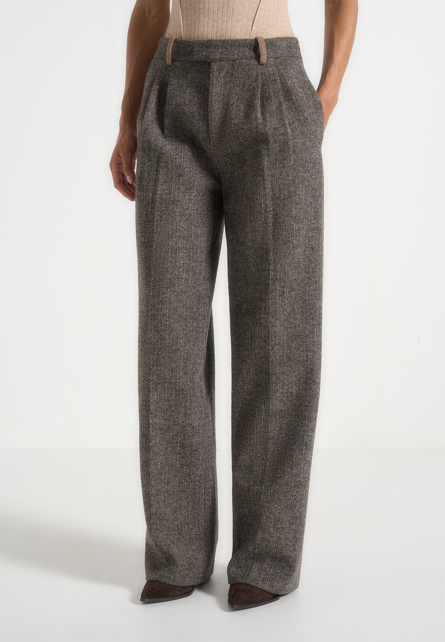julie-herringbone-wool-twin-pleat-trousers-grey 