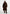 Bria - Oversized Fur Coat With Leather Belt - Brown