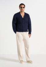 Aldo - Wool Knit Cardigan - Navy