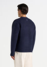 Aldo - Wool Knit Cardigan - Navy