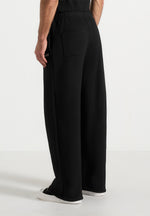 Taylor - Unisex Signature Wide Leg Joggers - Black