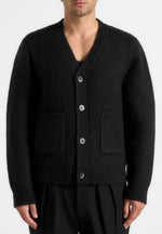 Aldo - Wool Knit Cardigan - Black