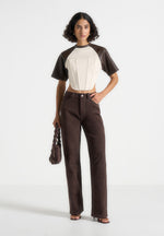 juline-leather-corset-t-shirt-cream-brown
