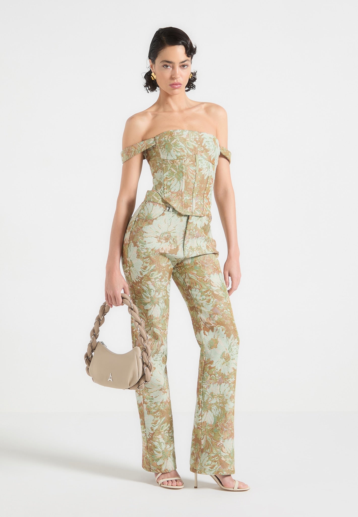 bonnie-jacquard-bardot-corset-top-sage 