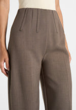 Rafaela - Corset Waist Tailored Trousers - Beige