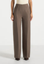 Rafaela - Corset Waist Tailored Trousers - Beige