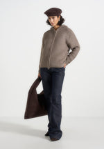eden-unisex-ribbed-knit-zip-up-hoodie-taupe
