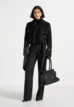 lelia-cropped-suede-trench-coat-with-belt-black