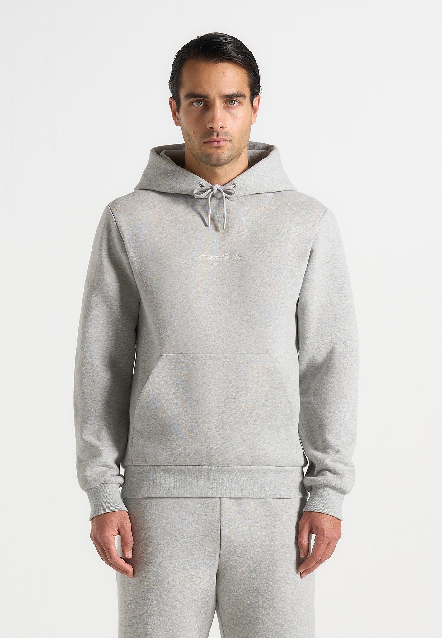 js004-signature-regular-fit-hoodie-marl-grey