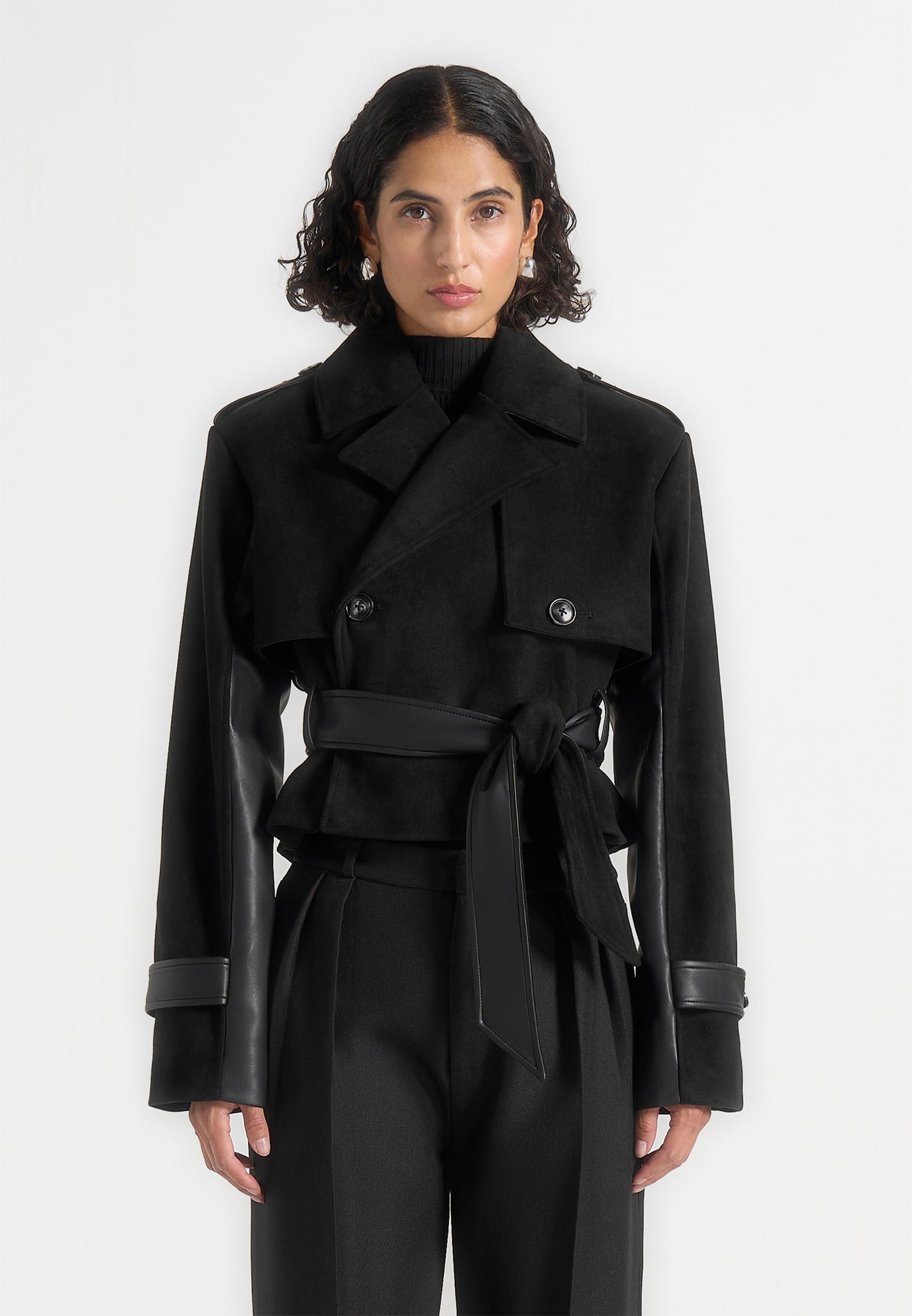 lelia-cropped-suede-trench-coat-with-belt-black