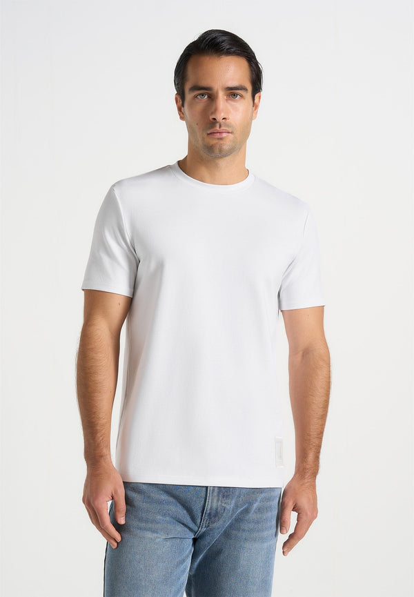 TS002 - Regular Fit Cotton T-Shirt - White