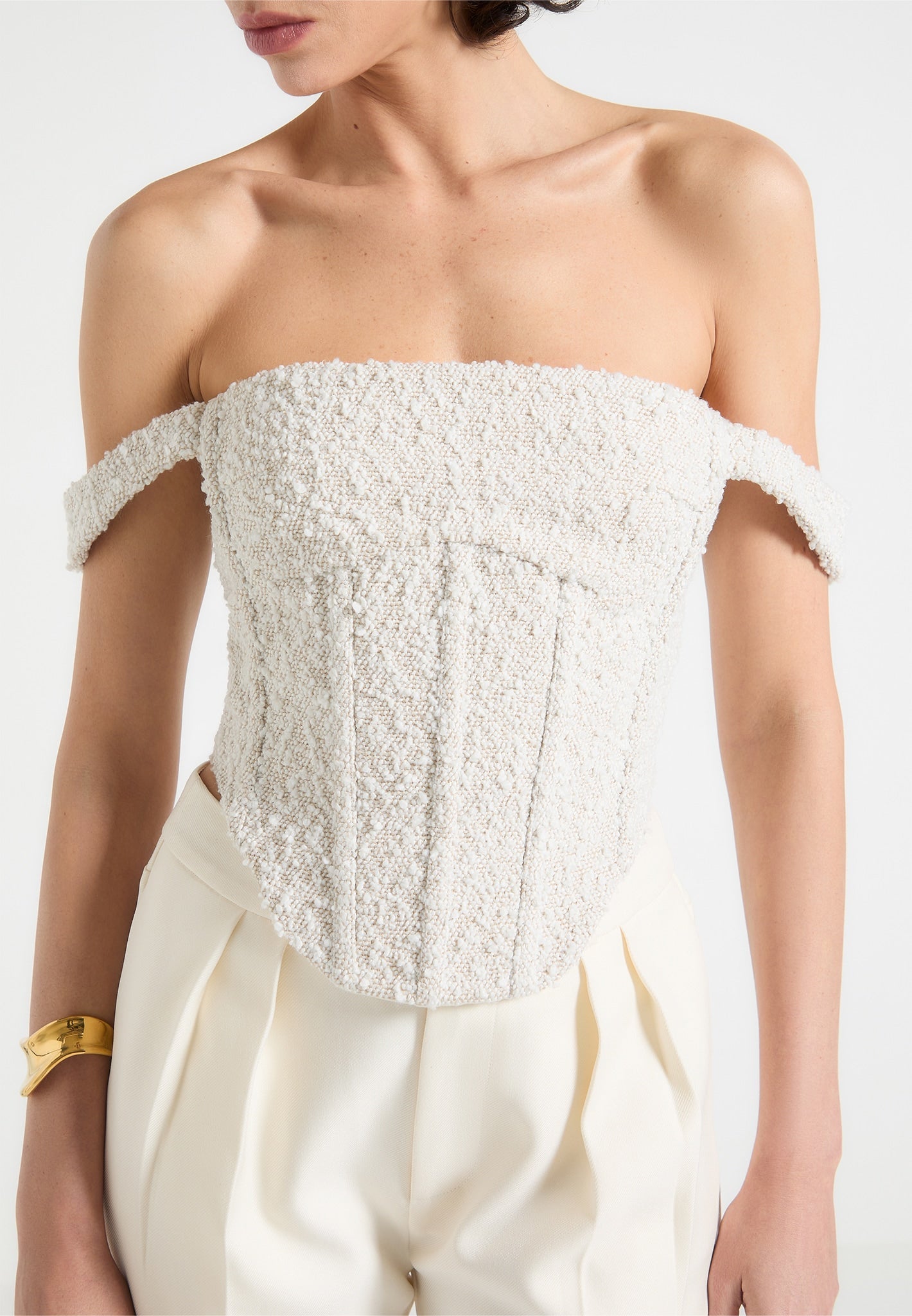 bonnie-boucle-bardot-corset-top-off-white