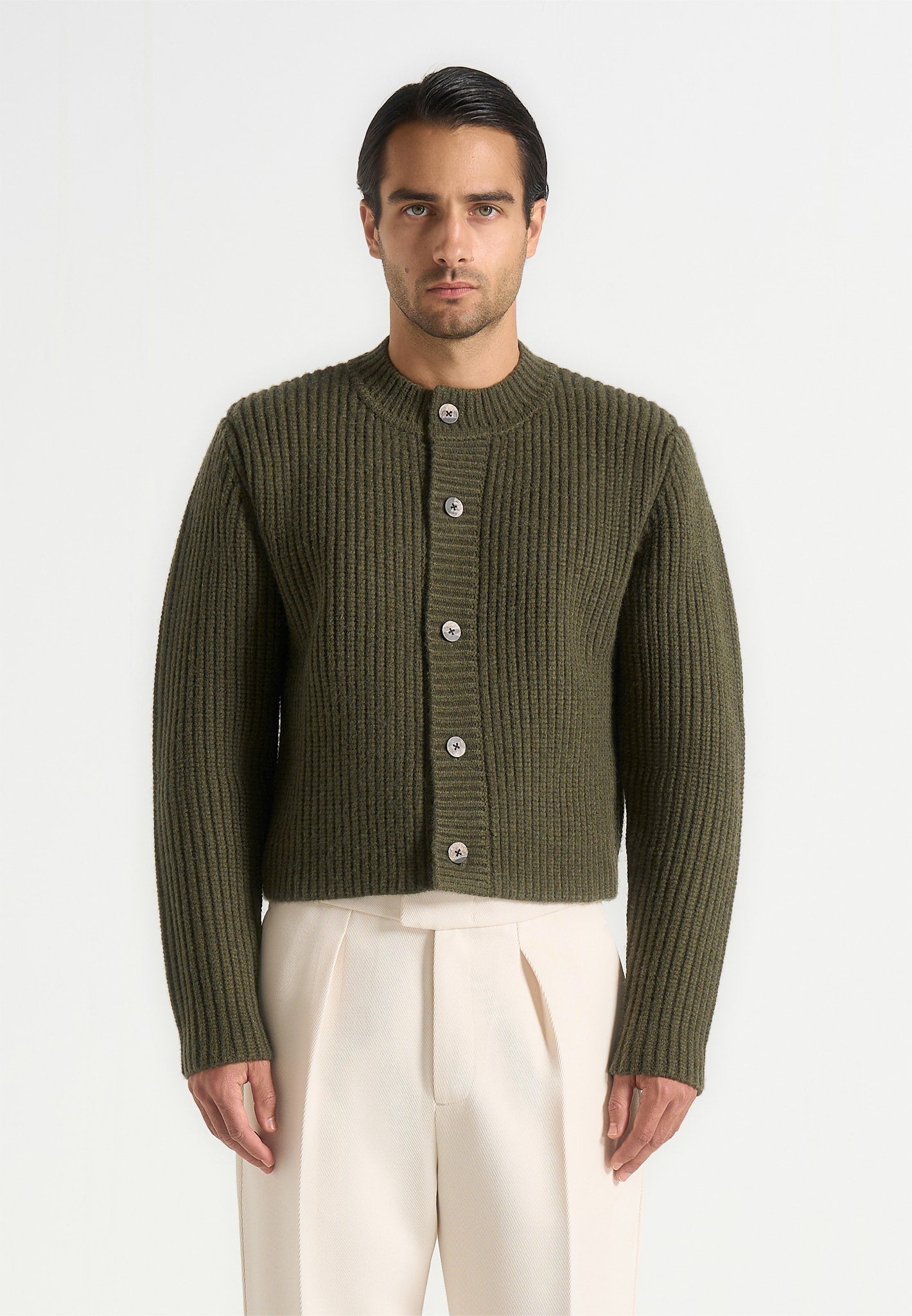 alix-unisex-crewneck-ribbed-knit-cardigan-olive