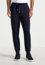 dion-neoprene-minimal-tapered-fit-cuffed-joggers-navy