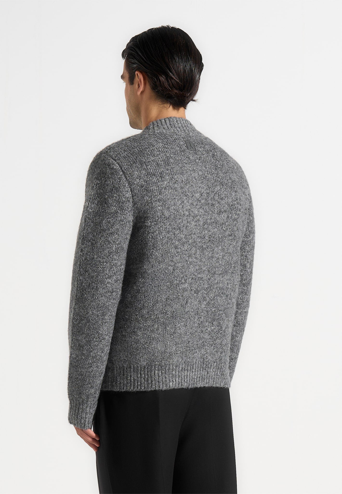 dani-unisex-asymmetric-brushed-wool-knit-cardigan-grey