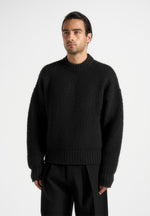 chris-brushed-wool-knit-jumper-black