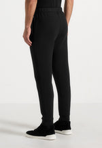 dion-neoprene-minimal-tapered-fit-cuffed-joggers-black